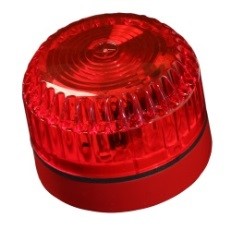 Flitslicht Solex rood, 10-60 VDC, VdS goedgekeurd volgens EN54-3, conventioneel