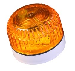 Flitslicht Solex oranje, 10-60 VDC, conventioneel