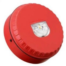 Flitslicht Solista LX Wall rood, EN54-23