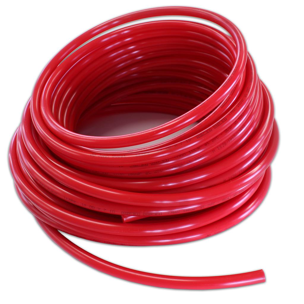 Tube flexible rouge, prix au m