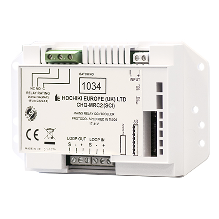 HOCHIKI High power I/O module CHQ-MRC2(SCI), met relais