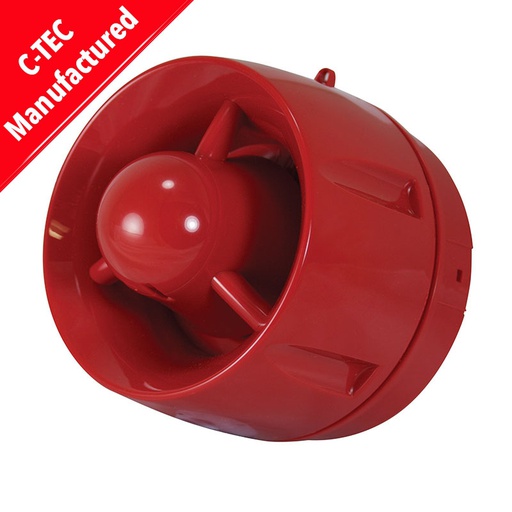 [C2S-BF430C/CC/SR] Activ conventionele sirene, lage sokkel rood