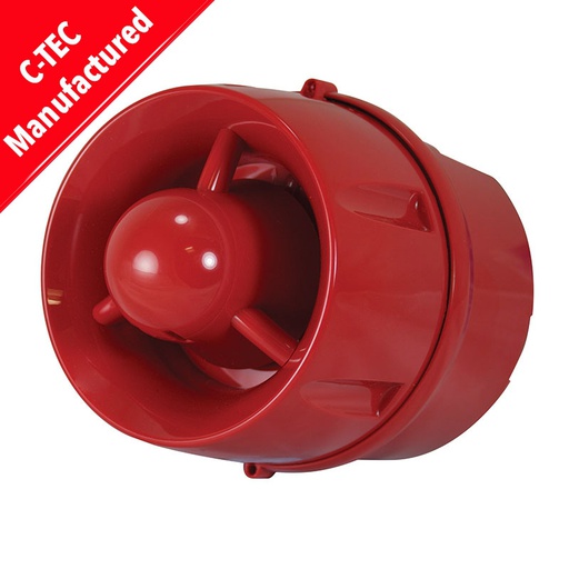 [C2S-BF430C/CC/DR] Activ conventionele sirene, diepe sokkel rood