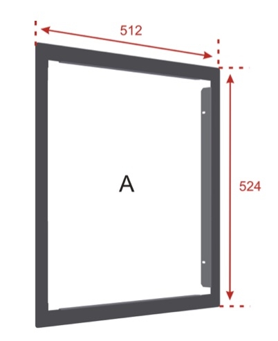 [C2S-ZBEZS] Cadre d'installation Boîtier standard ZFP