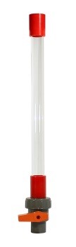 [C2S-Condens-sep] Séparateur de condensation pour tube ABS, d = 25 mm, avec presse-étoupes et vanne rotative